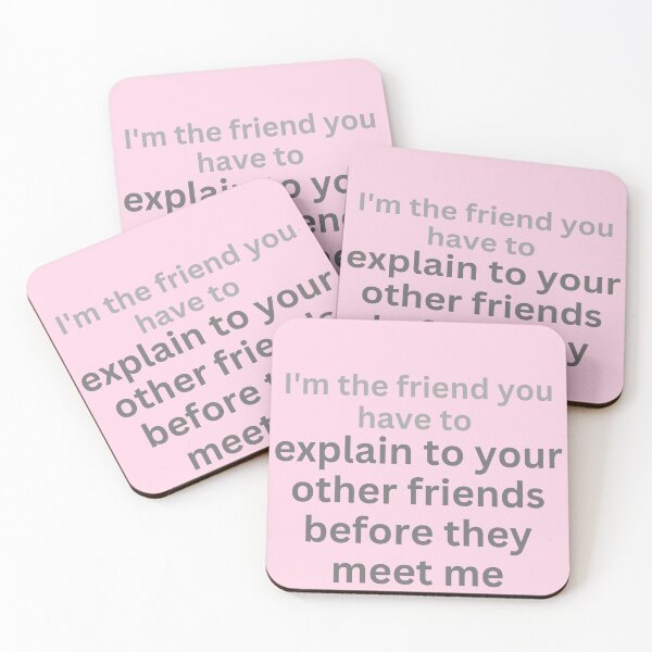 Item preview, humor friends slogan designed and sold by MerryCrown.