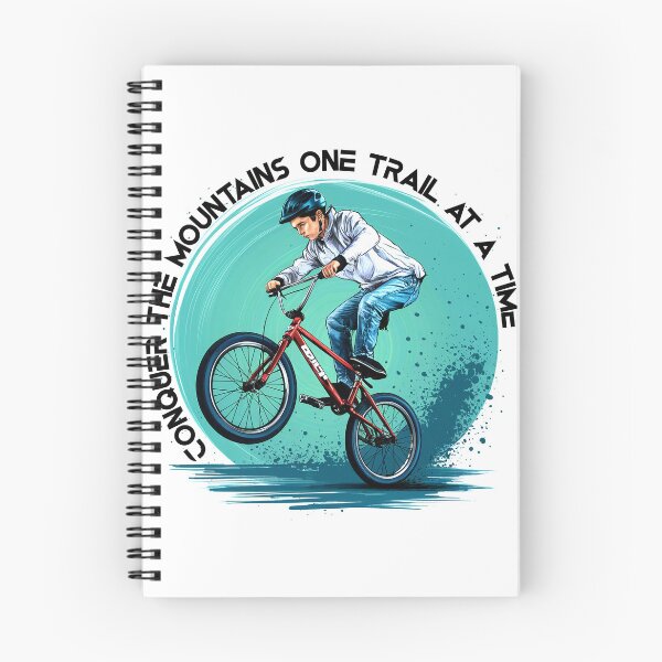 Item preview, Conquer the mountains one trail at a time designed and sold by Concept-Hub.