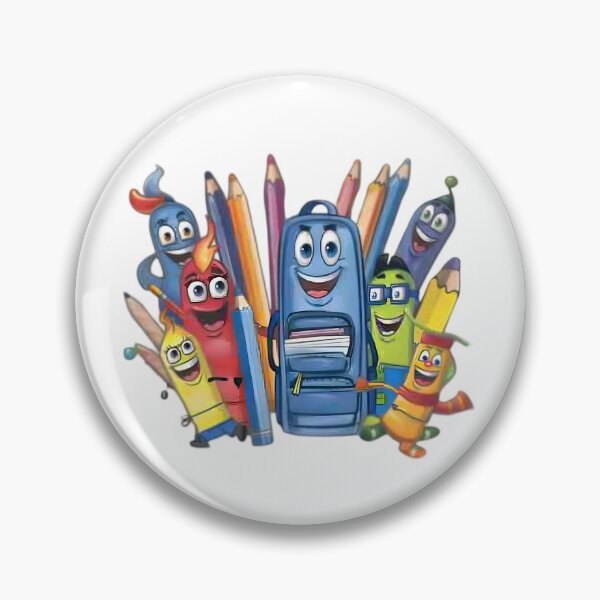 Item preview, Animated School Supply Parade designed and sold by AI-Only Creations.