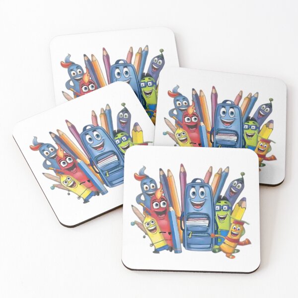 Item preview, Animated School Supply Parade designed and sold by AI-Only Creations.