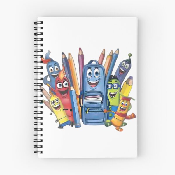 Item preview, Animated School Supply Parade designed and sold by AI-Only Creations.