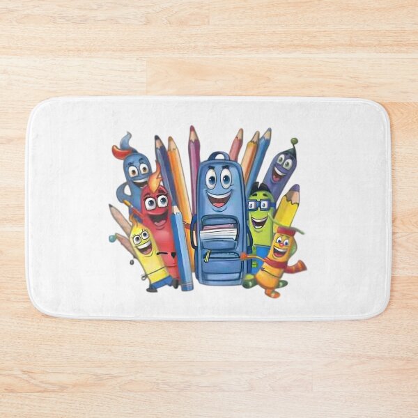 Item preview, Animated School Supply Parade designed and sold by AI-Only Creations.