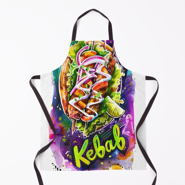 Item preview, Kebab Delight: Indulge in the Rich, Spiced Goodness of Mediterranean Cuisine Generative AI designed and sold by FUNqoosh.