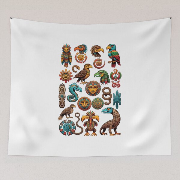 Item preview, Mayan Aztec Totems designed and sold by EleganceStudio.