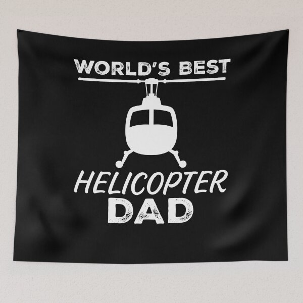 Item preview, World's Best Helicopter Dad Funny Helicopter Parent   designed and sold by Smix Pixels.