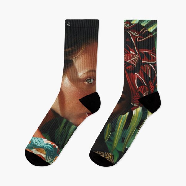 Item preview, Portrait of Two Young Women in The Jungle designed and sold by HighlyDeep.