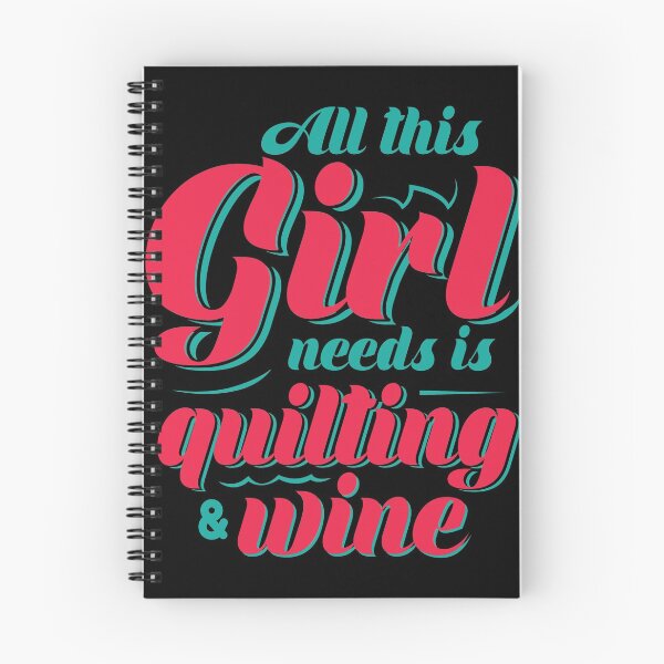 Item preview, This Girl Needs Quilting Wine designed and sold by Kieran Abbott.