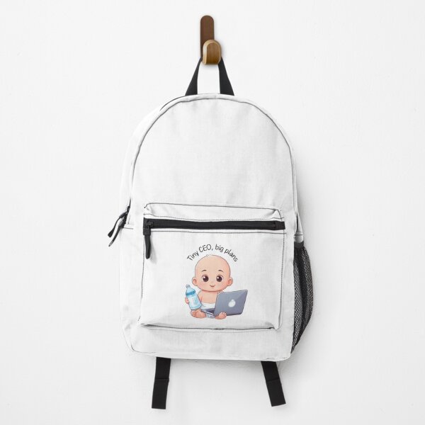 Item preview, Baby with Laptop & Milk bottle designed and sold by Serene Madcap.