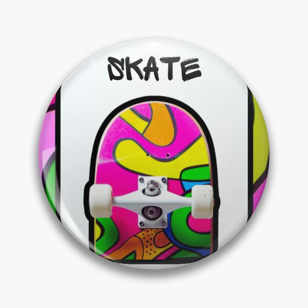 Item preview, The skate logo, colorful vivid graphics, skateboard, skateboarding designed and sold by silent-violin.