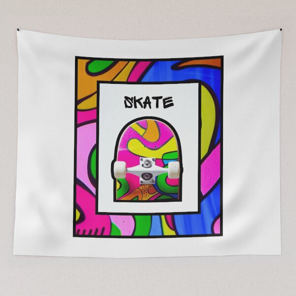 Item preview, The skate logo, colorful vivid graphics, skateboard, skateboarding designed and sold by silent-violin.