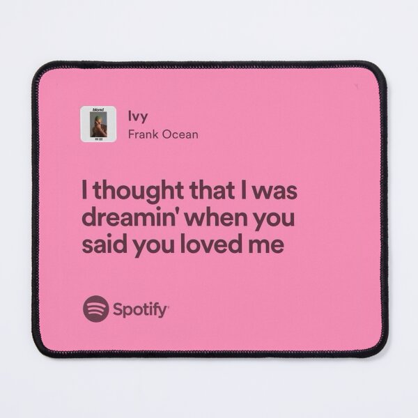 Item preview, Frank Ocean song lyrics designed and sold by stickscrunch.