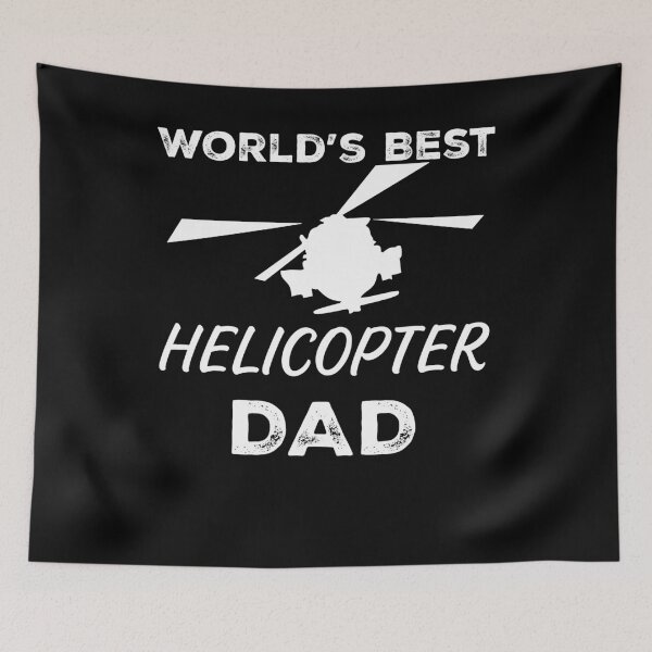 Item preview, World's Best Helicopter Dad Funny Helicopter Parent   designed and sold by Smix Pixels.