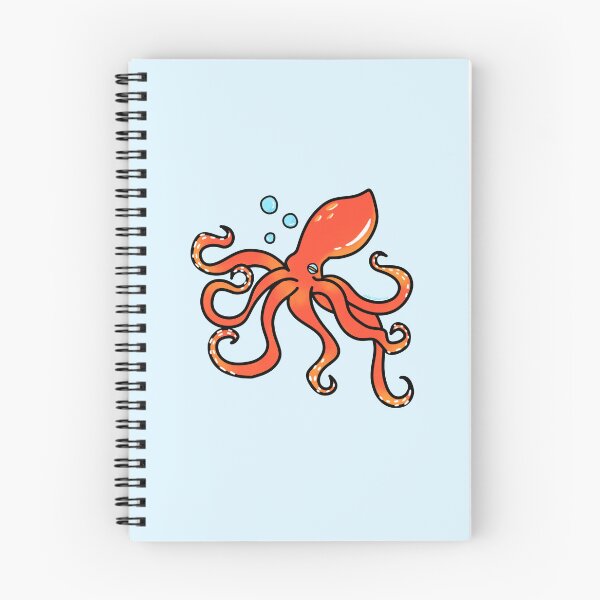 Item preview, Orange Octopus Sticker designed and sold by NightWolf1417.