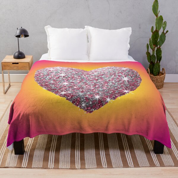 Item preview, Sparkling Heart Glitter Art designed and sold by SportyAndArtful.