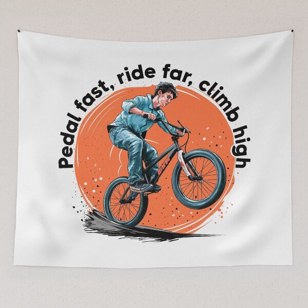 Item preview, Pedal fast, ride far, climb high. designed and sold by Concept-Hub.