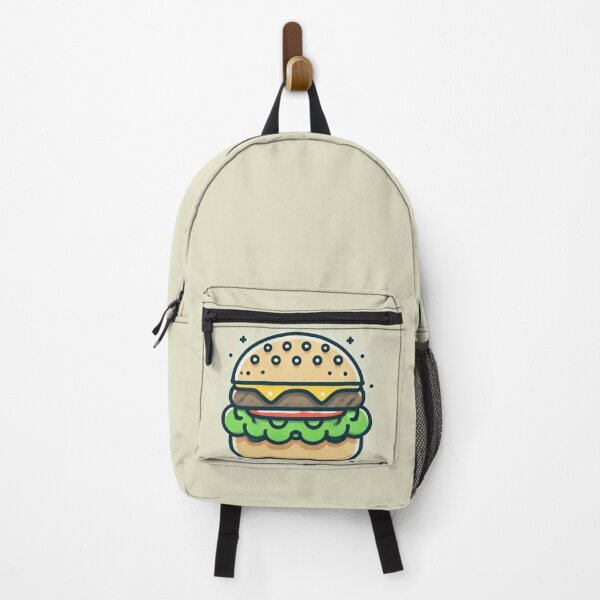 Item preview, hamburguesa sencilla designed and sold by ClumsyClouds.