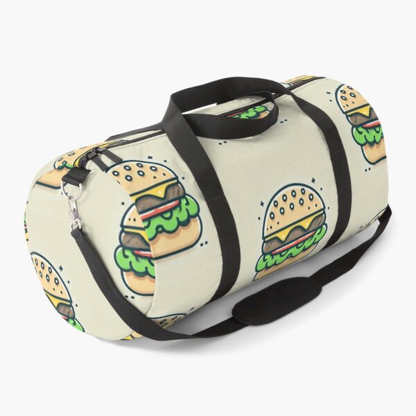 Item preview, hamburguesa sencilla designed and sold by ClumsyClouds.