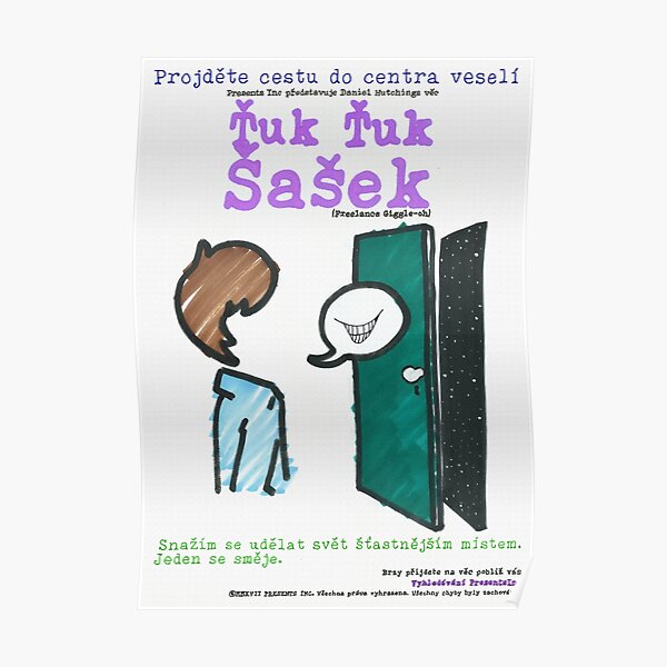 Freelance Giggle-oh Movie Poster - Czech Poster