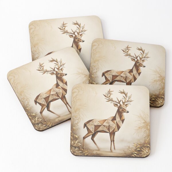 Item preview, Deer wood carving/Cute Dear  size40"x40"  File size11MB designed and sold by CHOKCHAIVONGDEE.