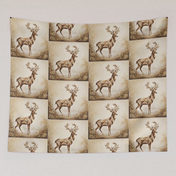 Item preview, Deer wood carving/Cute Dear  size40"x40"  File size11MB designed and sold by CHOKCHAIVONGDEE.