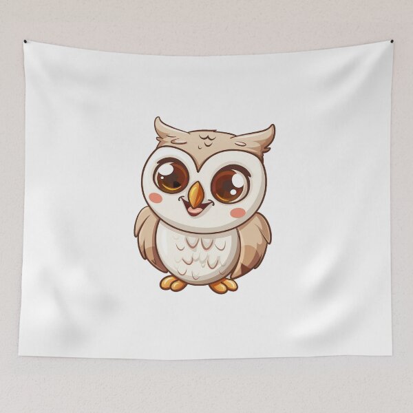 Item preview, color owl designed and sold by Stickio.