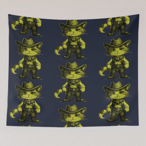 Item preview, Cowboy Cat designed and sold by kinpirks.