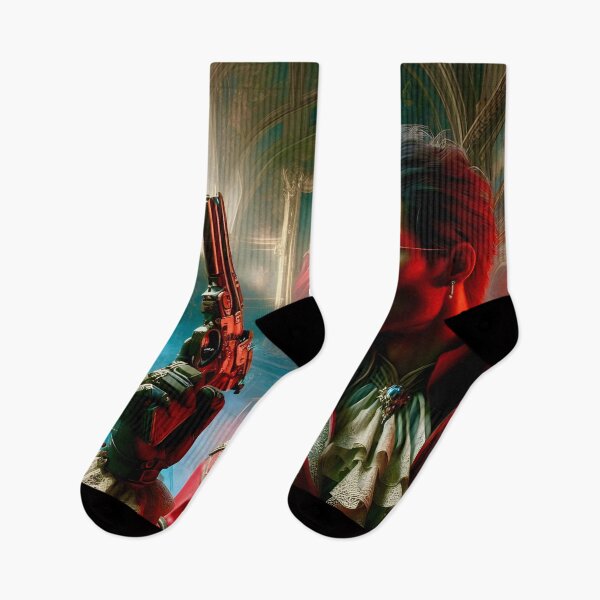 Item preview, Red Baroque Cybernetic Samurai  Ghost Archer Illusions designed and sold by Ghost Archer Illusions.