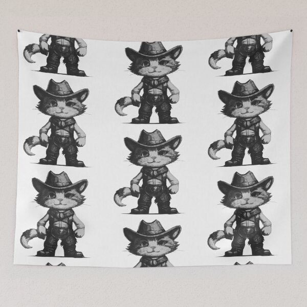 Item preview, Cowboy Cat designed and sold by kinpirks.