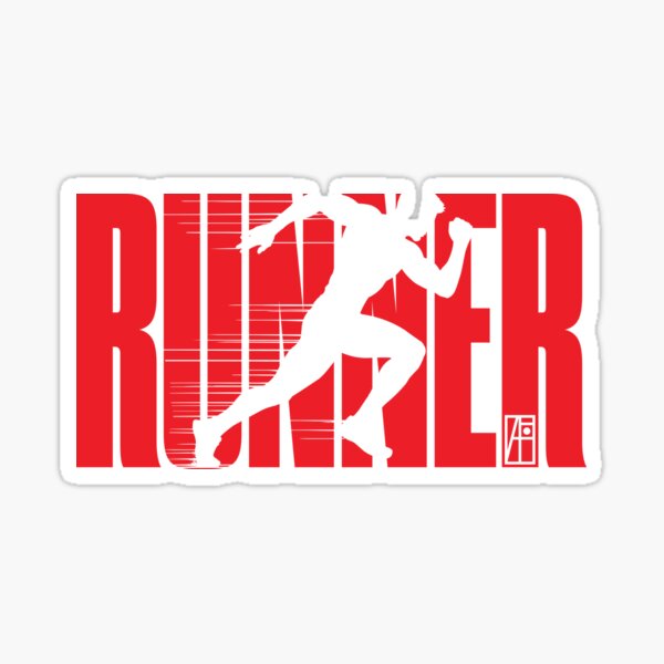SPORT - Running - MAN RUNNER - 10 Sticker