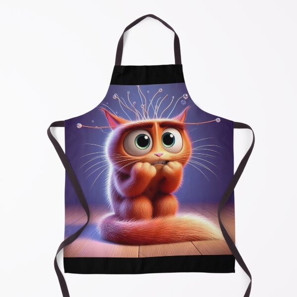 Item preview, Anxiety Cat Inside Out - Michi Ansiedad Del Vés designed and sold by FashionTales.