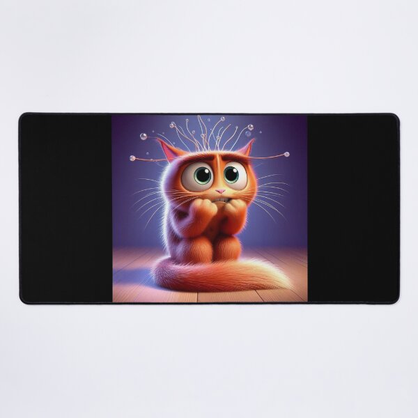 Item preview, Anxiety Cat Inside Out - Michi Ansiedad Del Vés designed and sold by FashionTales.