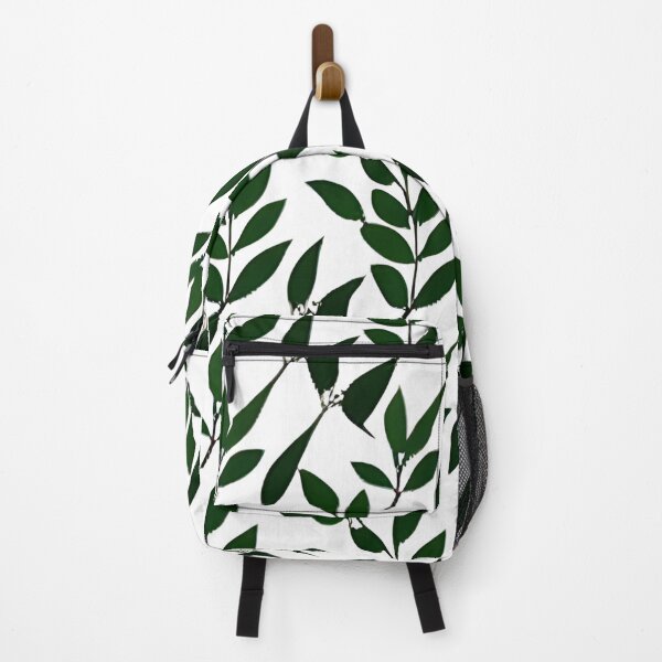 Item preview, Green Border Leaves Pattern designed and sold by Liza36designs.
