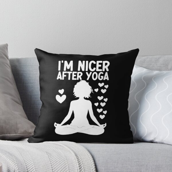 Item preview, I'm Nicer After Yoga designed and sold by Stick-Artistry.