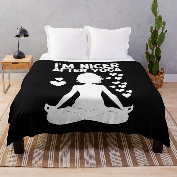 Item preview, I'm Nicer After Yoga designed and sold by Stick-Artistry.