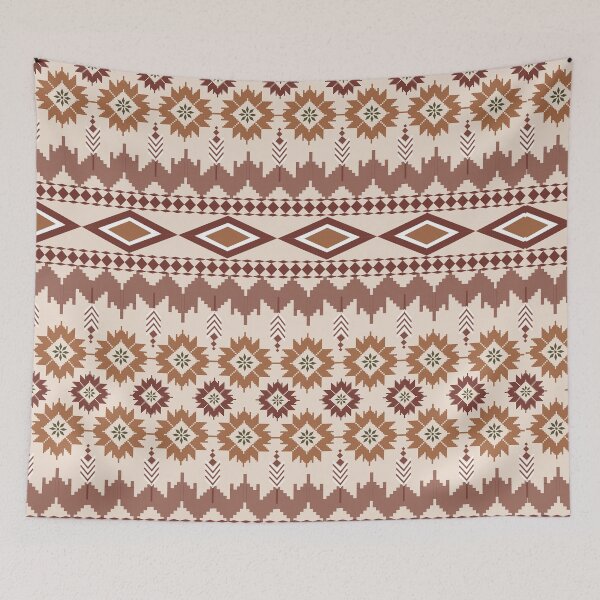 Item preview, G7.Aztec geometric art ornament print, Design for carpet , cover, wallpaper, wrapping, fabric, clothing,  Ikat Abstract Ethnicart, Seamless pattern in tribal, folk embroidery, and Mexican style designed and sold by Jittarat.