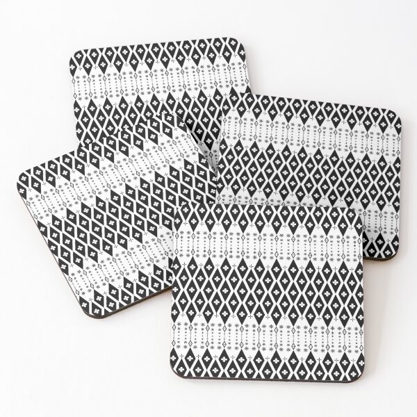 Item preview, Black and white geometric designed and sold by Fayelalala.