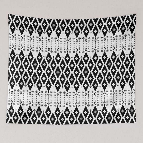 Item preview, Black and white geometric designed and sold by Fayelalala.