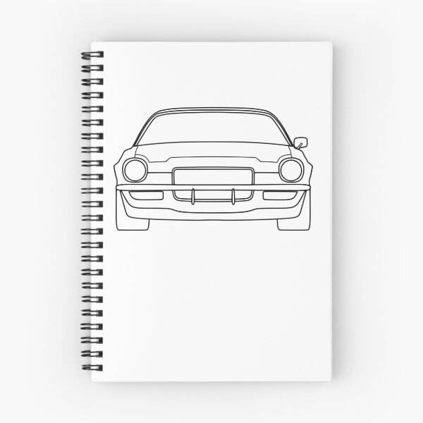 Item preview, Chevrolet Camaro second Generation 1970-1974 black lines designed and sold by EdimDesign.