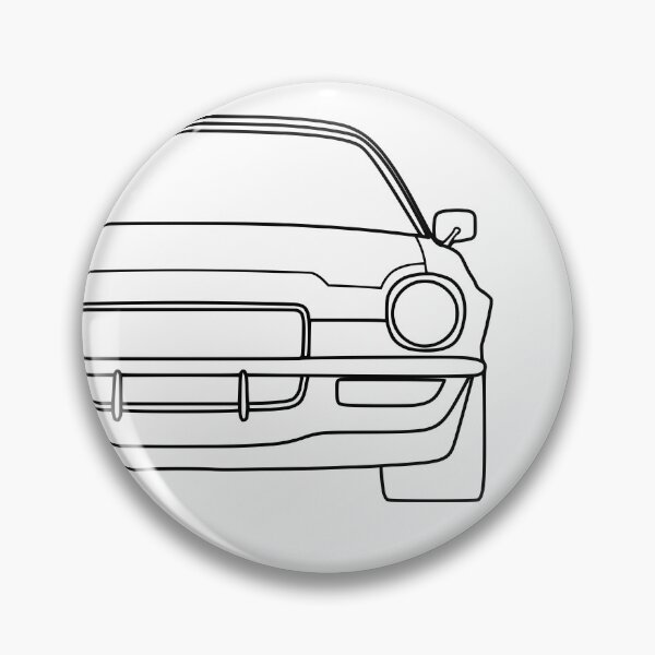 Item preview, Chevrolet Camaro second Generation 1970-1974 black lines designed and sold by EdimDesign.