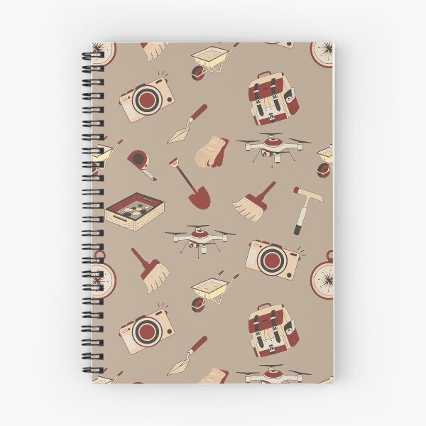 Item preview, Archaeology Toolbox Background Pattern Vintage Color Palette designed and sold by ottrain.