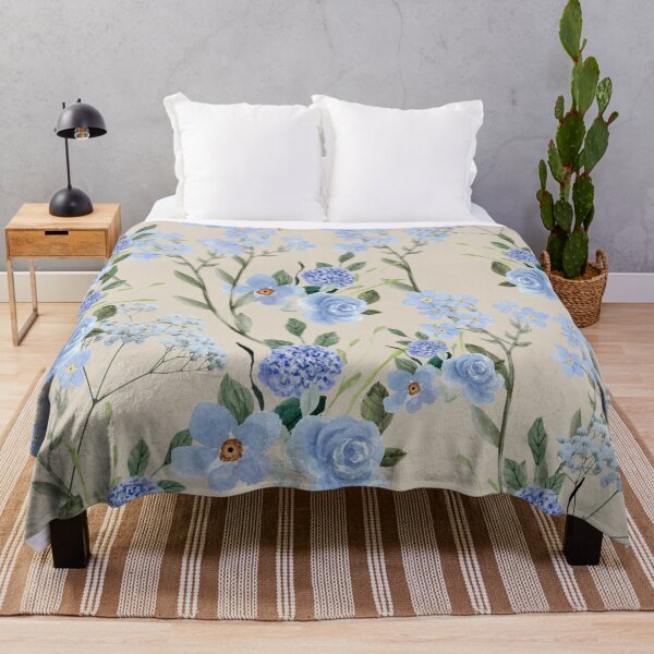 Item preview, Floral Baby blue Aesthetic designed and sold by Asmaa Abdul-Azim.