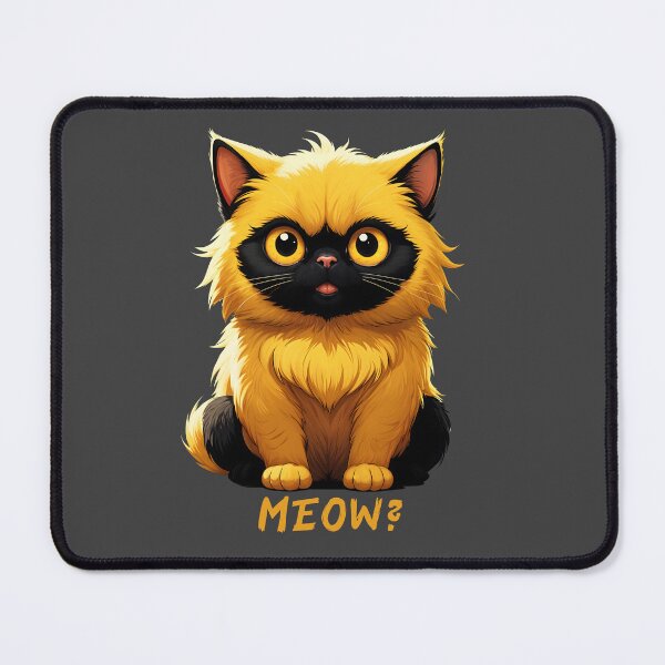 Item preview, A fluffy yellow cat designed and sold by pixelbts.