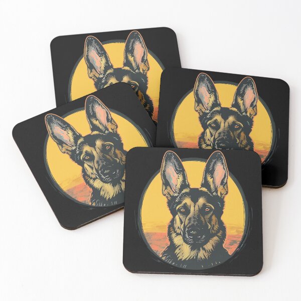 Item preview, Vintage Retro German Shepherd designed and sold by ResistNormality.