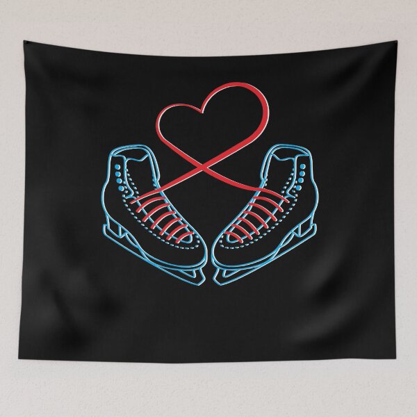 Item preview, Figure Ice Skating Shoes Heart designed and sold by Kieran Abbott.