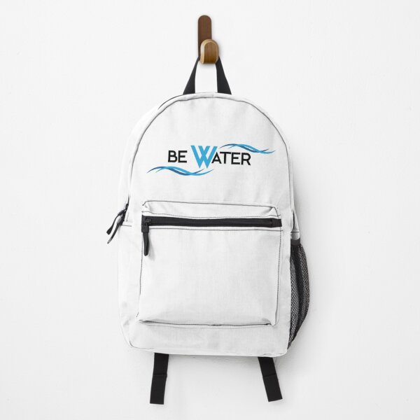 Item preview, Be Water Flowing Waves and Inspirational Typography Design designed and sold by deepbalance.