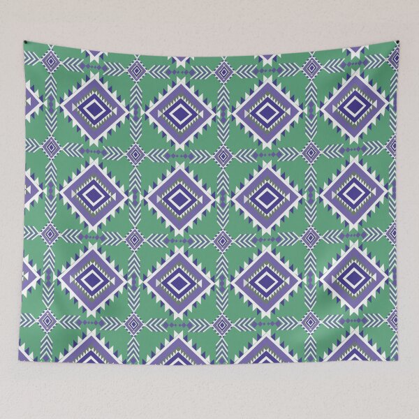 Item preview, G8.fabric, clothing ,Ikat Abstract Ethnicart, Seamless pattern in tribal, folk embroidery, and Mexican style, Aztec geometric art ornament print, Design for carpet , cover, wallpaper, wrapping,  designed and sold by Jittarat.