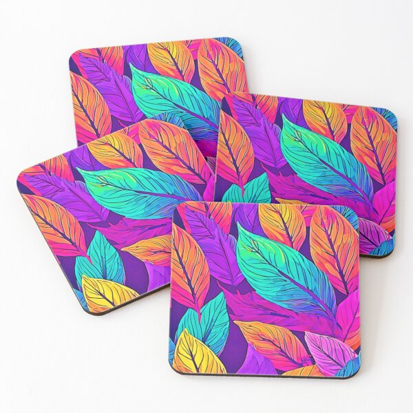 Item preview, Vivid Leaf Pattern designed and sold by Health And Fitness Posts e-Store.