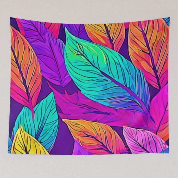 Item preview, Vivid Leaf Pattern designed and sold by Health And Fitness Posts e-Store.