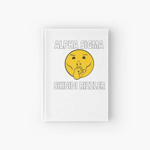 Item preview, T-shirt for him, Alpha Sigma, Skibidi Rizzler design, Gen Z, Mewing Emoji, Yellow, Black, Modern fun design, skibidi design, rizz, sigma, alpha designed and sold by Pink&Blue  @pink.and.blue_studio.