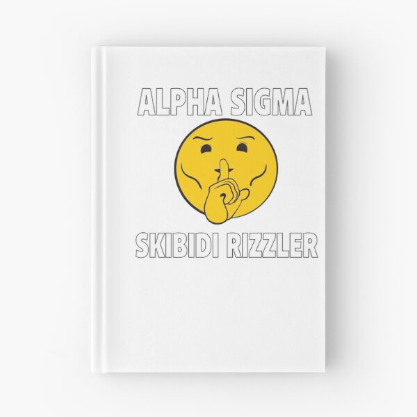 Item preview, T-shirt for him, Alpha Sigma, Skibidi Rizzler design, Gen Z, Mewing Emoji, Yellow, Black, Modern fun design, skibidi design, rizz, sigma, alpha designed and sold by Pink&Blue  @pink.and.blue_studio.